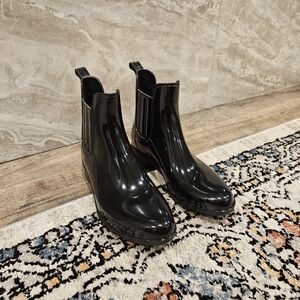 Black Rain Boots